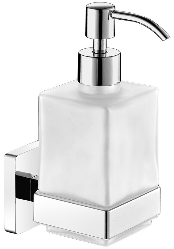 Дозатор для жидкого мыла с креплением на стену AltroBagno Quadro 080403 Cr, хром