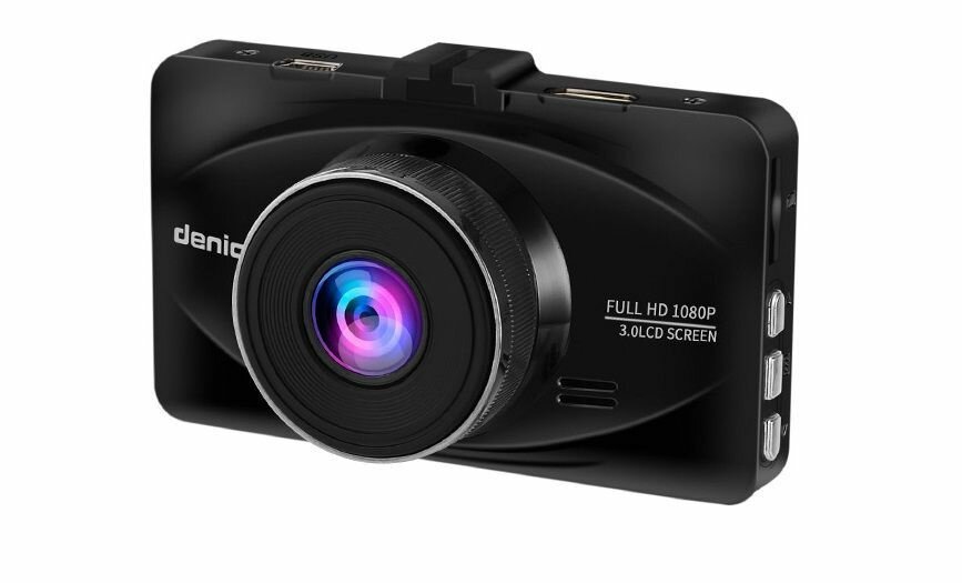 Автомобильный видеорегистратор Full HD 1080 30 FPS с камерой заднего вида DENICER DASH CAM D720D