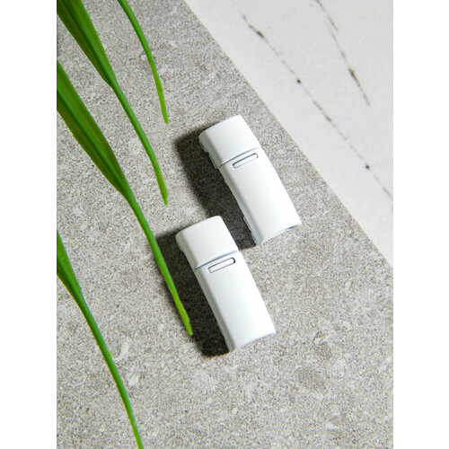 Фиксаторы для шнурков обуви белые