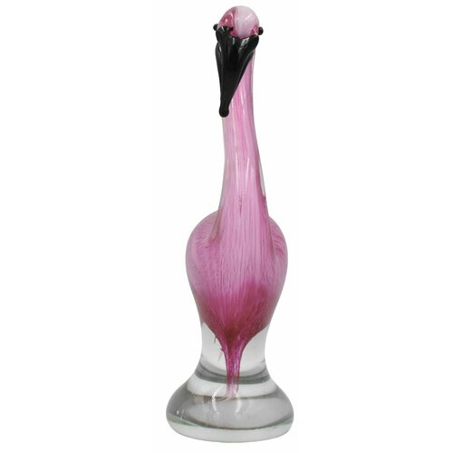 Статуэтка Розовый фламинго из венецианского стекла, Mirho, 17005