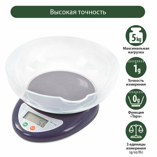 Весы для кухни MT-1641 темный топаз