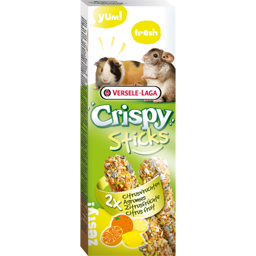 Versele-Laga Crispy палочки для морских свинок и шиншилл с цитрусовыми 2*55 г