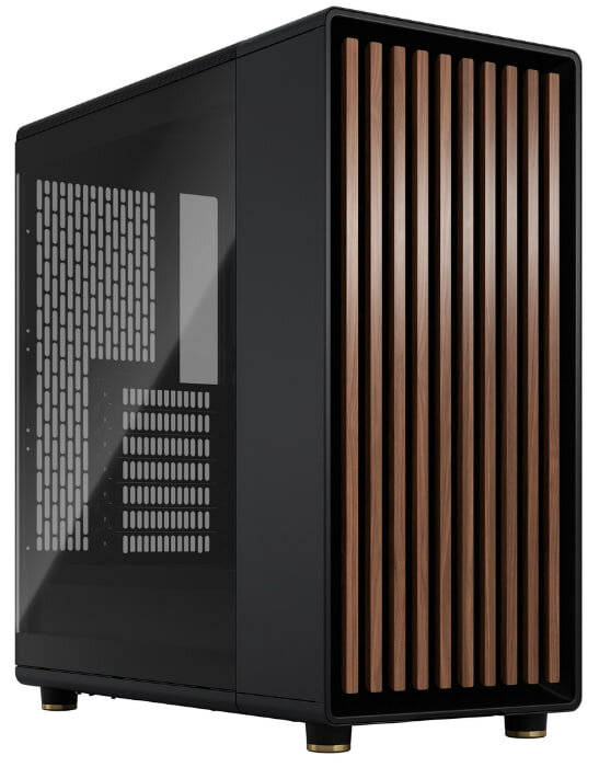 Корпус Fractal Design North TG Dark Mid Tower FD-C-NOR1C-02 угольно-черный