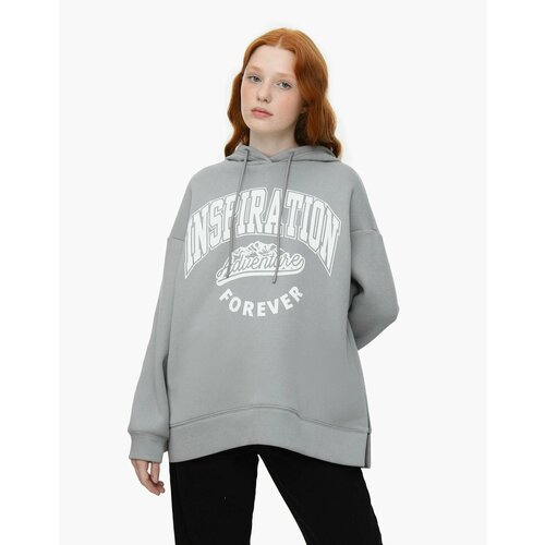 фото Толстовка gloria jeans, размер 6-8л/122-128, серый