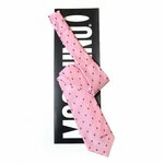 Оригинальный розовый галстук Moschino 35682 - изображение
