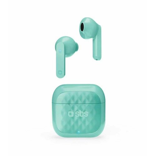 Наушники SBS TWS AIR FREE Bluetooth 50 с зарядным кейсом 250мАч бирюзовый TEEARAIRFREETWSBTA 332100₽