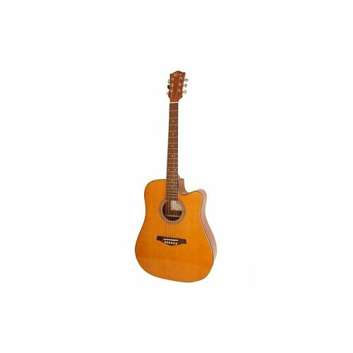 Гитара акустическая Ramis RA-G02C с вырезом натуральный ra g02c акустическая гитара с вырезом ramis