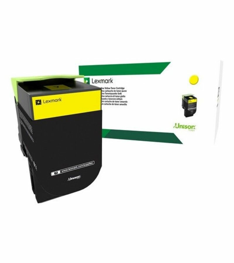 Картридж Lexmark 80c8hye, 3000 стр, желтый - фото №10