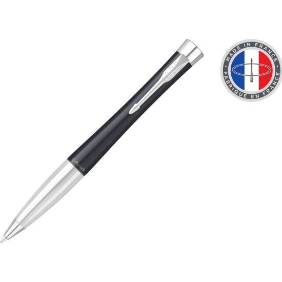 Ручка шариковая Parker Urban Core K314 (CW2143639) Muted Black CT M чернила син. подар. кор.