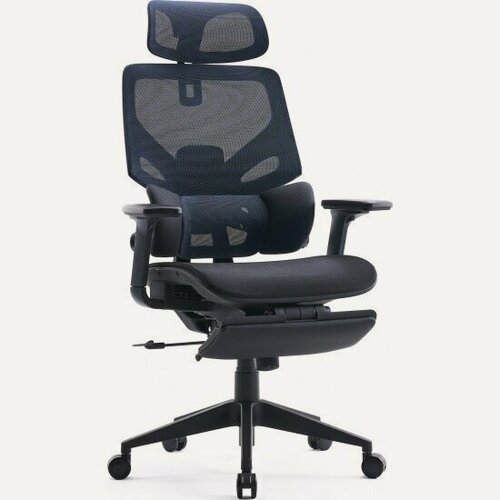 Изображение товара Кресло руководителя Cactus CS-CHR-MC01-BLBK синий сиденье черный