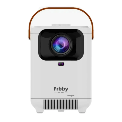 Портативный проектор Frbby P20 PRO 4K Wi-Fi Bluetooth для дома, дачи, офиса, Белый, Pricemin