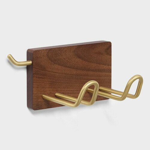 Stölz Держатель для фена Штольц Stölz Hölzern Premiere, ореховое дерево, алюминий