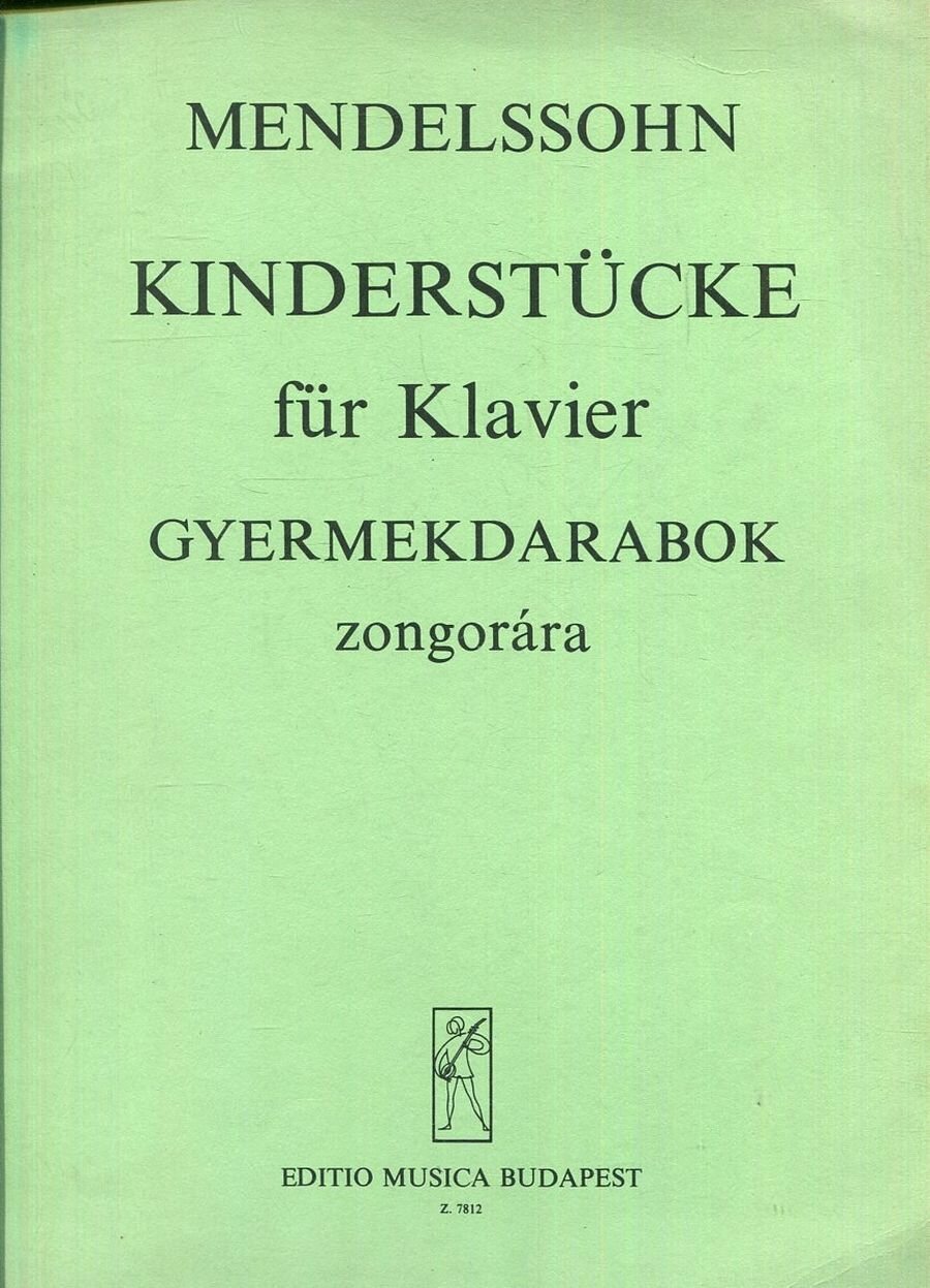 Книга "Kinderstucke fur Klavier / Gyermekdarbok zongorara". 1983