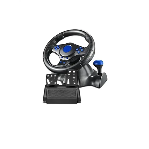 Гоночный руль для игровых приставок с педалями GT-V7 MA-2, для ПК, PS3, PS4, XBox 360, NS, черный