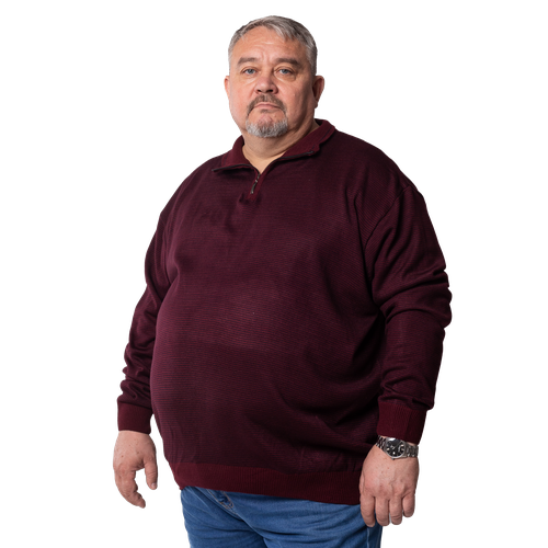 Джемпер Turhan, размер 3 XL, бордовый