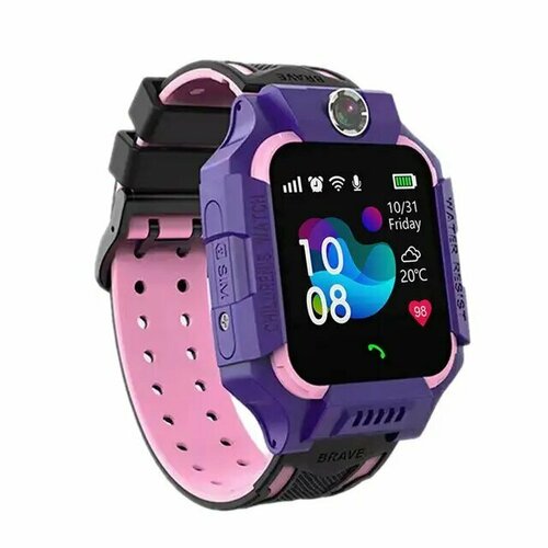 Смарт-часы для мальчиков и девочек Purple новинка детские умные часы m7 для мальчиков и девочек спортивные умные часы умные часы для детей детские подарки умные часы для android и ios