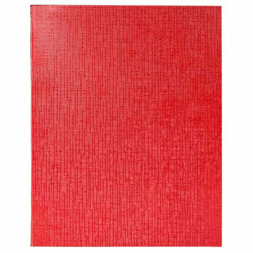 Тетрадь А5 клетка 96 листов бумвинил скоба (Hatber) METALLIC Красная арт 96Т5бвВ1. Количество в наборе 5 шт.