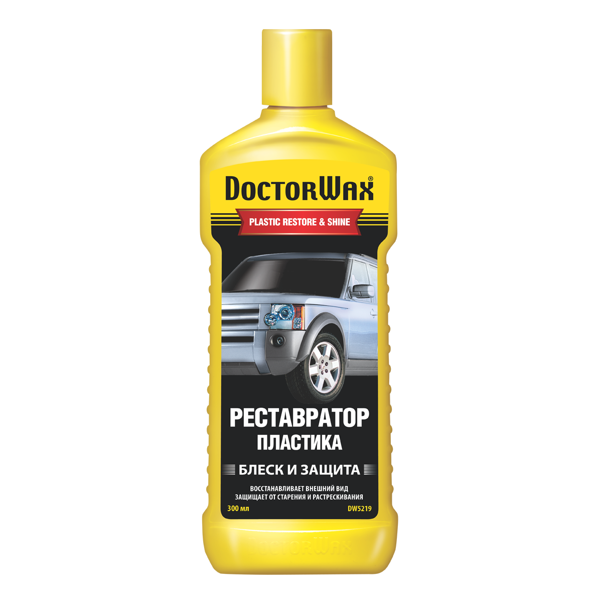 DoctorWax реставратор пластика DW5219 PLASTIC RESTORE & SHINE, 0.3 л