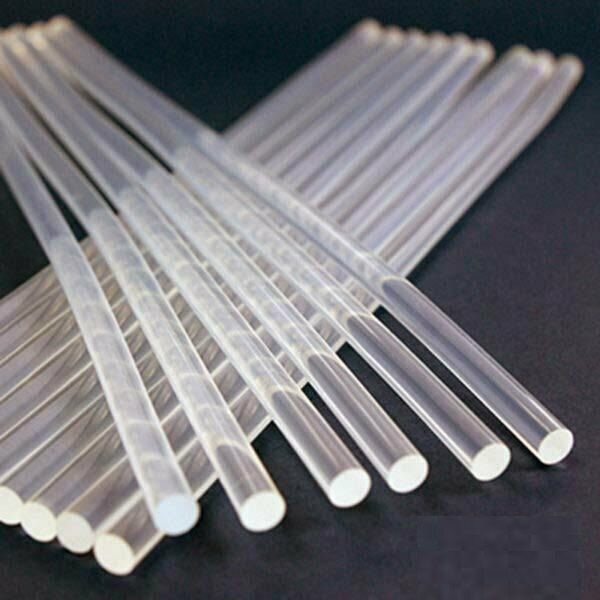 Стержни клеевые 11 мм, 12 шт, прозрачные, длина 27 см/270мм