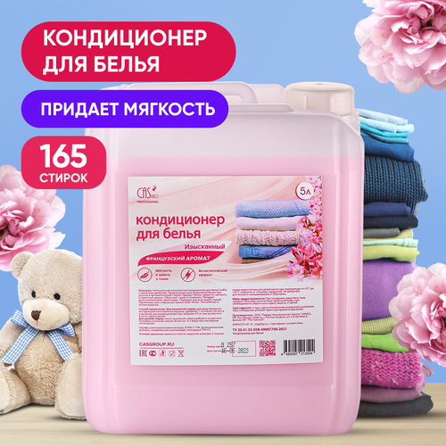Кондиционер-ополаскиватель для белья концентрат 5 л CasPro Парфюмированный 