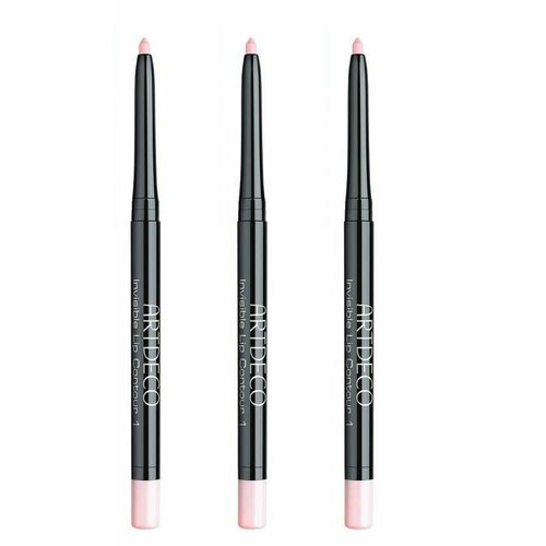 ARTDECO Карандаш для губ Invisible Lip Contour, прозрачный, 0.3 г, 3 шт