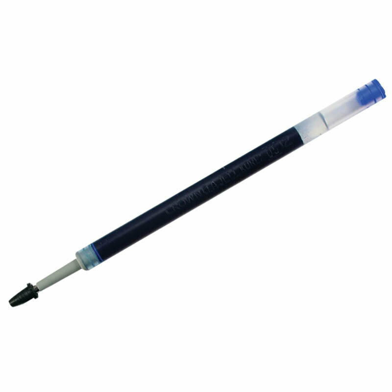 Стержень гелевый для автоматической ручки 12 шт Crown "Auto Jell" синий, 110 мм, 0,7 мм