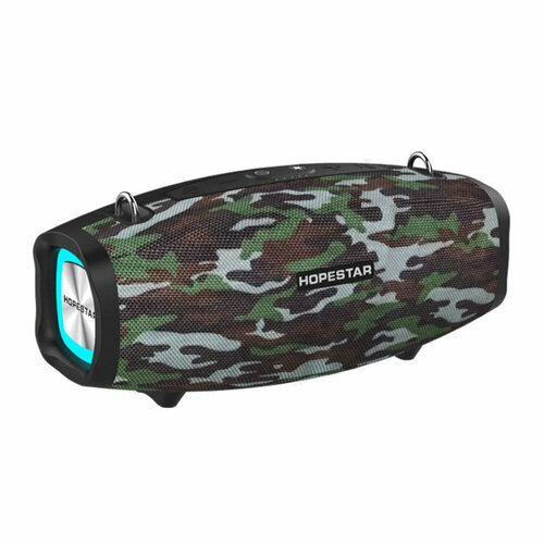 Колонка портативная Hopestar H1 PARTY Bluetooth цвет камуфляж зелёный мятая упаковка 742900₽