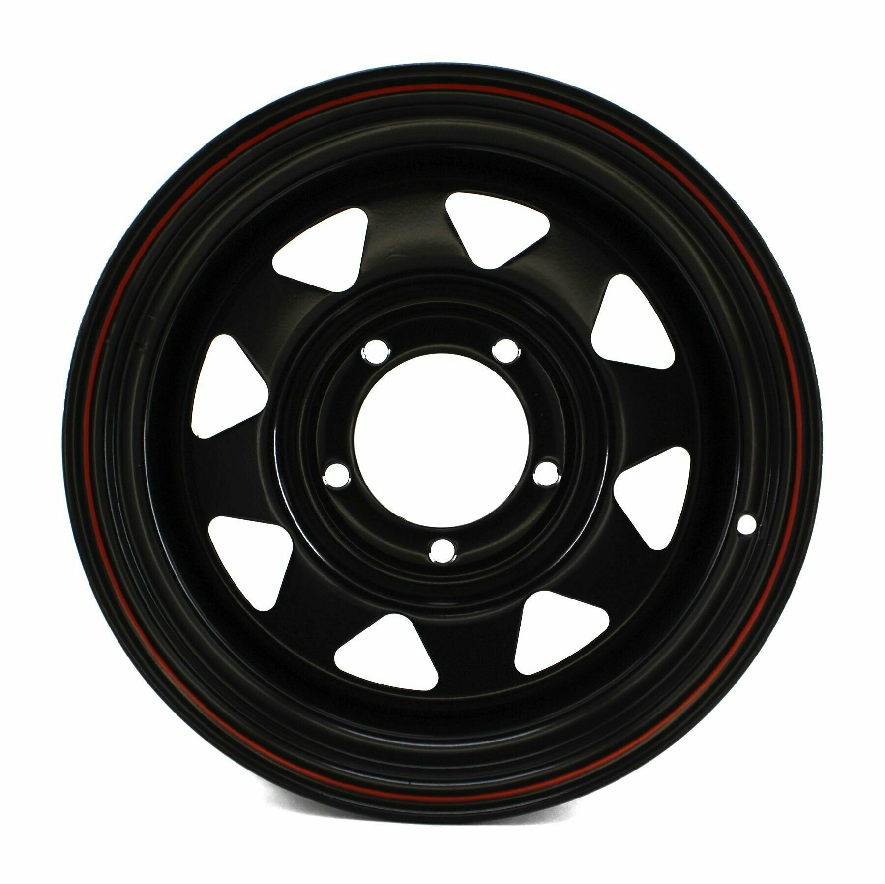 Диск колёсный стальной 16x8 5x139.7 CB110 ET-25 черный УАЗ