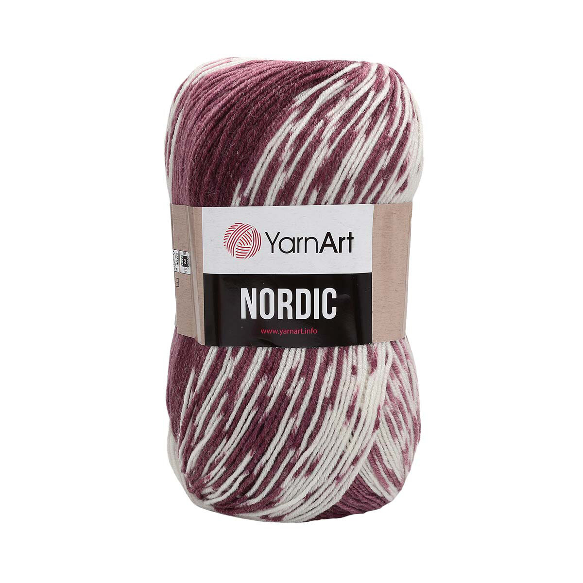 Пряжа для вязания YarnArt 'Nordic', 150г, 510м (20% шерсть, 80% акрил) (665 меланж), 3 мотка