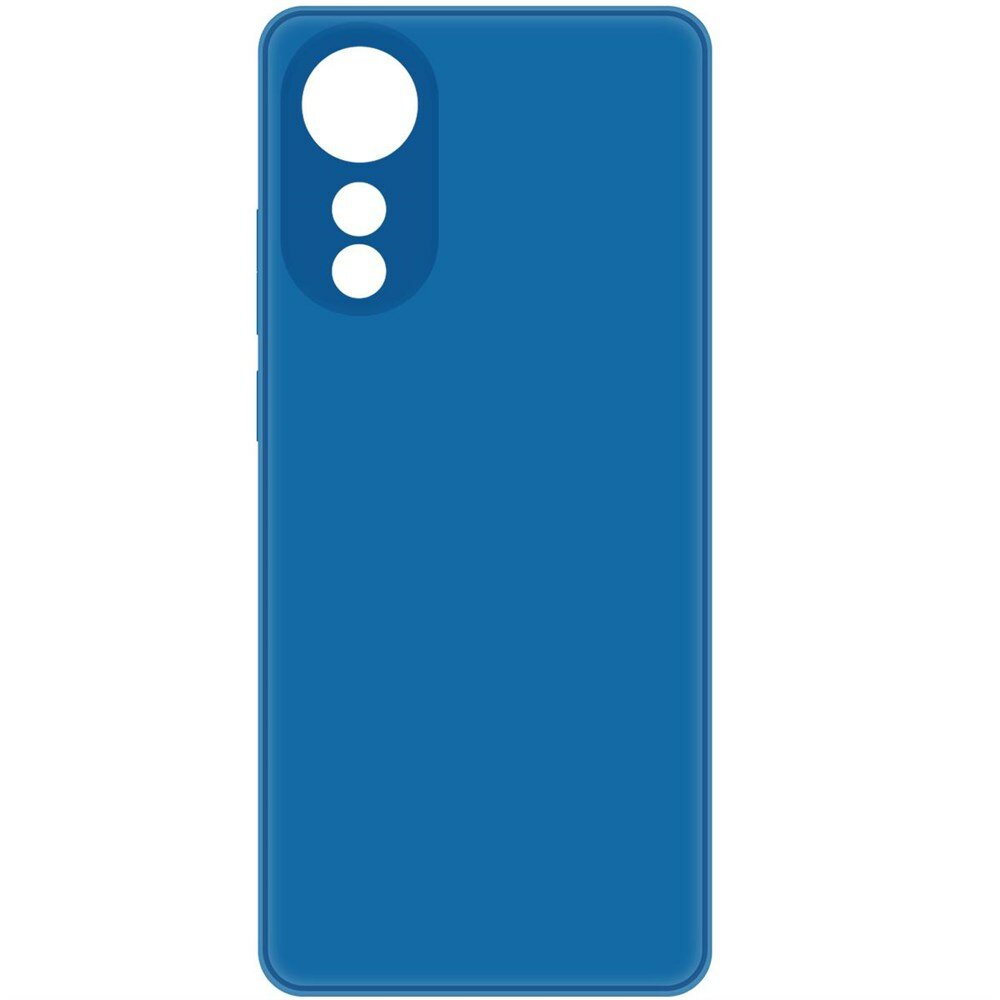 Чехол-накладка Krutoff Silicone Case для OPPO A78 4G синий