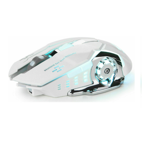 Мышь компьютерная игровая проводная c RGB подсветкой бесшумная 2400 DPI 1261₽