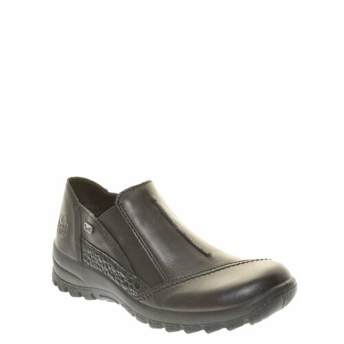 фото Полуботинки rieker, размер 42, черный