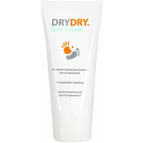 Антиперспирант-крем для тела Dry Dry Soft Cream Регулятор потоотделения 50мл х1шт антиперспирант dry dry soft cream 50 мл