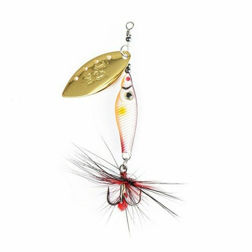 фото Блесна вращающаяся lucky john trian blade long, 9 г, цвет 002 (комплект из 3 шт)