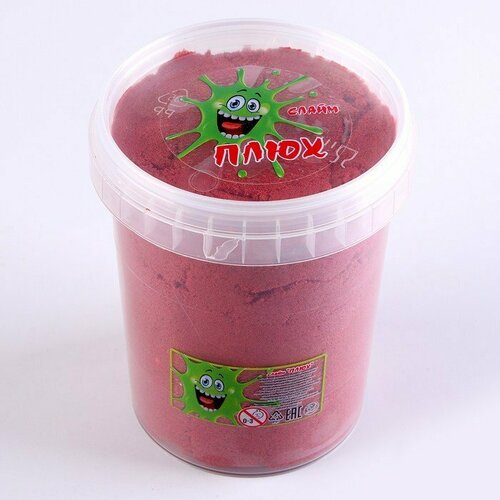 Кинетический песок 600 г, красный (комплект из 8 шт)