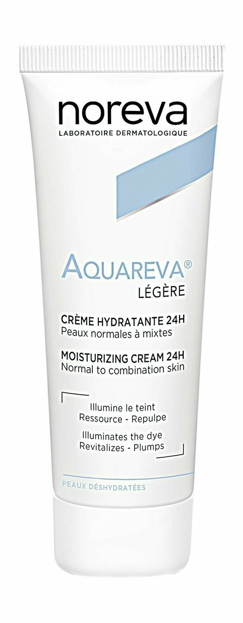 Легкий увлажняющий крем для лица Noreva Aquareva Legere Moisturizing Cream 24H