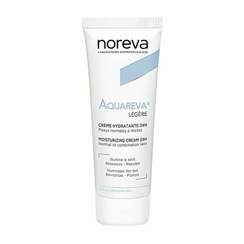 Легкий увлажняющий крем для лица Noreva Aquareva Legere Moisturizing Cream 24H