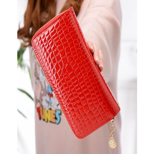 фото Кошелек 178964985, фактура гладкая, лаковая, глянцевая, красный bosov