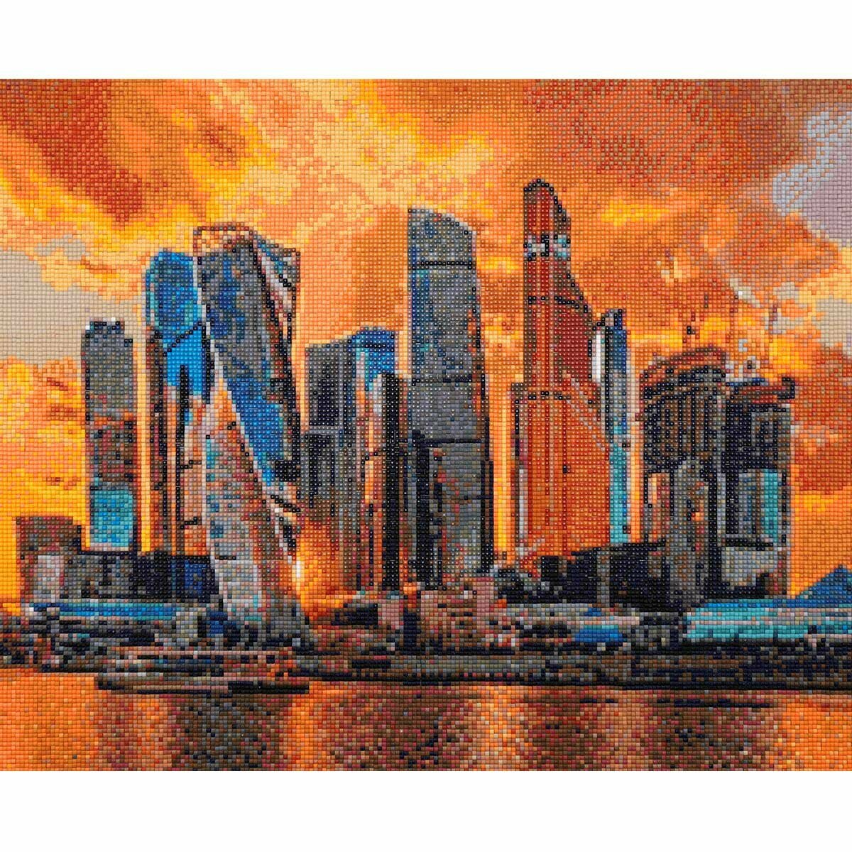 фото Cr 450140 Алмазная мозаика 'Москва-Сити', 40х50, Cristyle