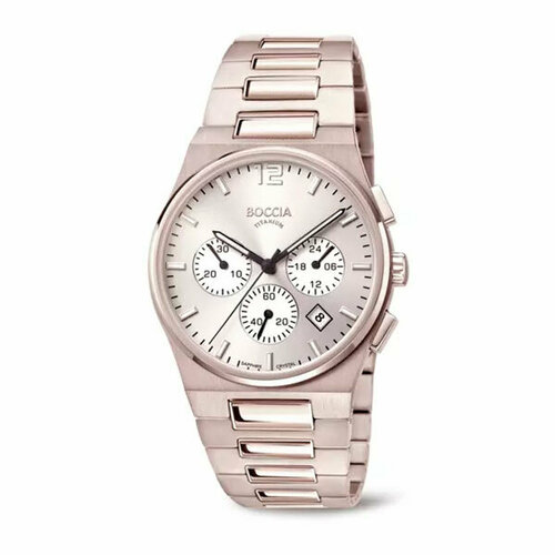 Наручные часы BOCCIA 3741-01, серебряный наручные часы boccia 3656 01 белый серебряный