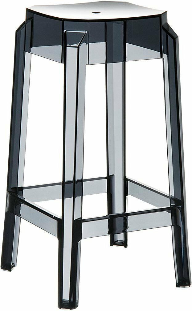 фото Табурет прозрачный полубарный Siesta Fox Черный