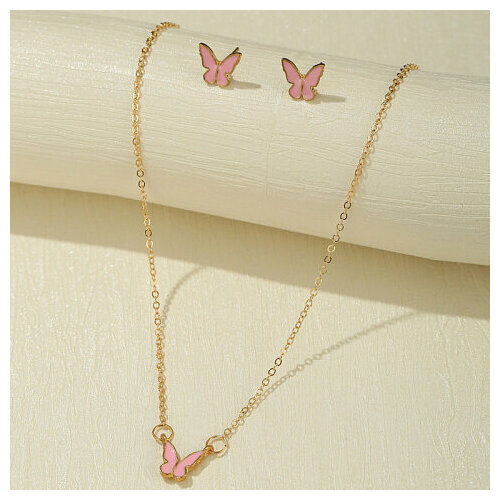 фото Комплект бижутерии: подвеска, цепь, серьги без бренда