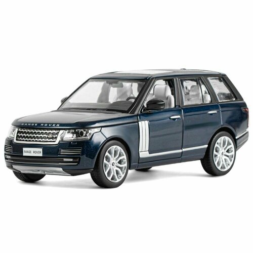 Машина металлическая Range Rover, синий перламутр