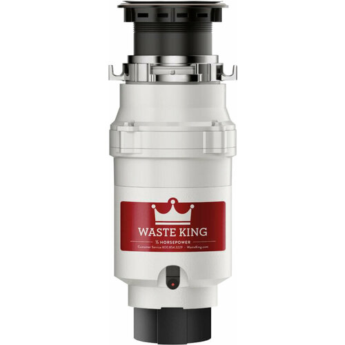 Измельчитель пищевых отходов Waste King Legend Series L-1001 для кухонной мойки, постоянный магнит