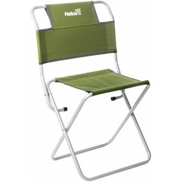 Кресла, стулья, шезлонги Nisus Стул туристический со спинкой Green СР-450.19(с) труба ф19 Helios (арт. T-TC-450.19s-G)