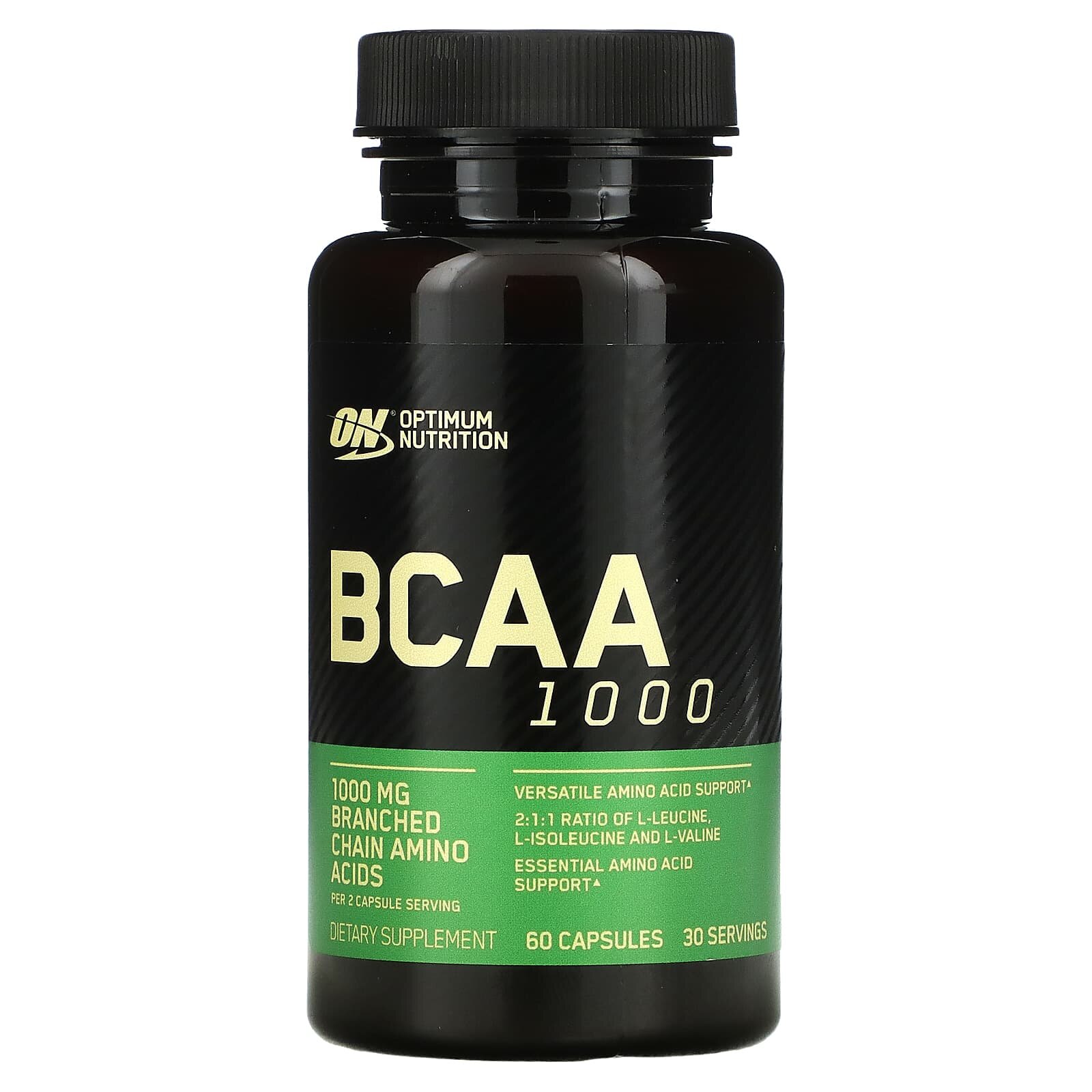 Optimum Nutrition BCAA 1000 (60 капс.) для набора мышечной массы