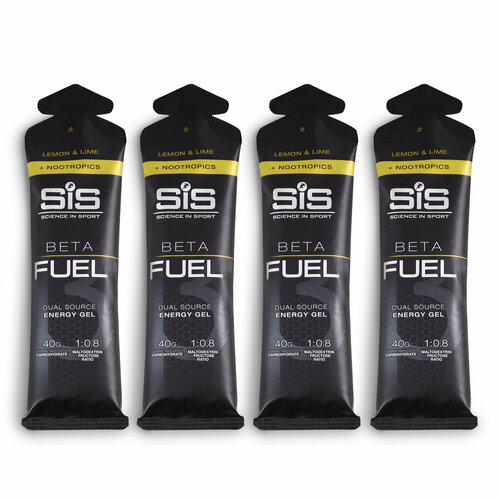 Гель энергетический SIS GEL BETA FUEL + NOOTROPICS Лимон and Лайм, 60мл 4шт