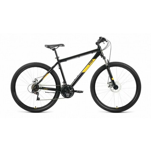 Велосипед ALTAIR 27,5 D (2022) (Велосипед AL 27,5 D (27,5 21 ск. рост. 15) 2022, черный/оранжевый, RBK22AL27220) велосипед altair al 29 d 21 ск черный оранжевый 2022 г 17 rbk22al29241