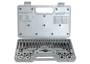 Набор метчиков и плашек М3 - М12, 31 предм. MATRIX MASTER 77337