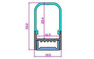 018875 Экран ARH-WIDE-(B)-H20-2000 RRC Clear-PM Arlight - фото №2